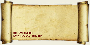 Nadja Videnović vizit kartica